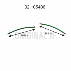 KIT PROTECAO INTERNA BICA COLHEDORA JF C120 - Imagem 3
