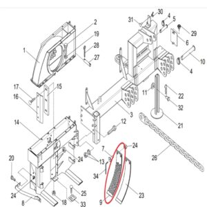 Fundo da carcaça do quebrador de grãos original New Pecus - Imagem 4